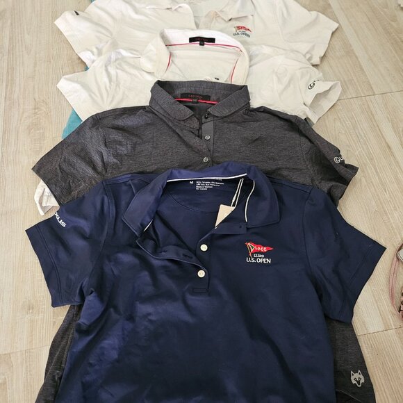 13 Ladies Golf Shirts  - Various Colors/ Logos - Mixed Med and Lg sizes - Picture 10 of 15